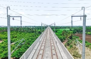मुंबई–अहमदाबाद बुलेट ट्रेन परियोजना के लिए विद्युतीकरण कार्य ने पकड़ी रफ्तार