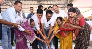 गांवों में खेल और बाल विकास की बुनियादी सुविधाओं का विस्तार सरकार की प्राथमिकता- राजस्व मंत्री श्री टंकराम वर्मा