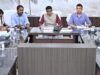धमतरी में विभागीय कार्यों की समीक्षा बैठक- बाढ़ आपदा से निपटने के दिए पुख्ता निर्देश