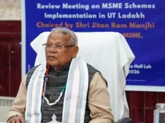 जीतन राम मांझी लद्दाख का दौरा करने वाले पहले एमएसएमई मंत्री