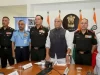 रक्षा मंत्री ने पहली बार आयोजित त्रि-सेवा सर्व-महिला विश्व परिक्रमा नौकायन अभियान की सफल वापसी पर दल का स्वागत किया