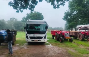अवैध खनिज परिवहन पर खनिज विभाग की सख्त कार्रवाई, चार ट्रैक्टर जब्त