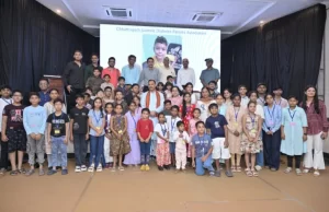 दस साल के सफर पर CGJDPA का बड़ा आयोजन, स्वास्थ्य मंत्री श्याम बिहारी जायसवाल ने बच्चों के साथ बैठकर किया भोजन