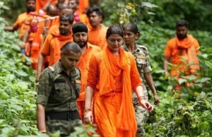 नदी, पहाड़ और जंगल पार करते हुए नई ऊर्जा के साथ आगे बढ़ रही भावना की कांवड़ पदयात्रा