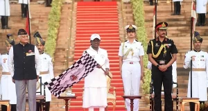 राष्ट्रपति ने पीबीजी सोल्जरेथॉन को हरी झंडी दिखाकर किया रवाना