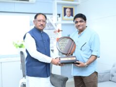 कार्टून वॉच पत्रिका के संपादक श्री त्र्यंबक शर्मा ने मुख्यमंत्री श्री विष्णुदेव साय से की सौजन्य मुलाकात