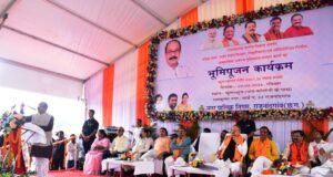 विधानसभा अध्यक्ष डॉ. रमन सिंह एवं उप मुख्यमंत्री श्री अरूण साव ने किया विभिन्न विकास कार्यों का भूमिपूजन