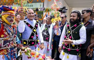 हरेली तिहार पर मुख्यमंत्री निवास में साकार हुई छत्तीसगढ़ की लोक संस्कृति, कृषि परंपरा और ग्रामीण जीवन की जीवंत झांकी
