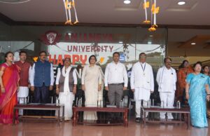 स्वतंत्रता दिवस पर देशभक्ति के रंग में रंगा आंजनेय विश्वविद्यालय