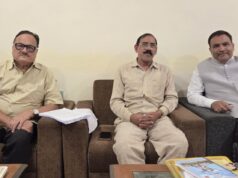 वक्फ बोर्ड अध्यक्ष डॉ. सलीम राज ने यूसीसी समिति सदस्यों से की सौजन्य मुलाकात