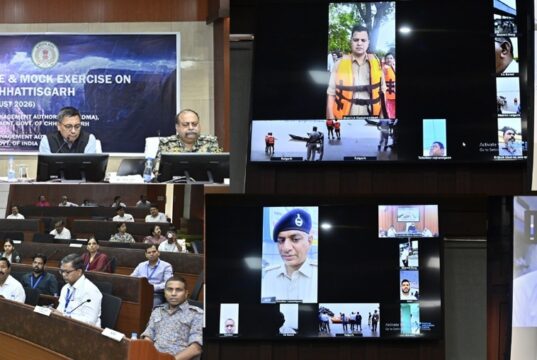 बाढ़ आपदा से निपटने सभी 33 जिलों में मॉक ड्रिल