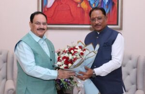 छत्तीसगढ़ में स्वास्थ्य सेवाओं के विस्तार और सुदृढ़ीकरण को लेकर हुई चर्चा