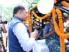 बहनों ने मुख्यमंत्री की कलाई पर बांधी राखी, मुख्यमंत्री ने साड़ी और मिठाई भेंट कर दी रक्षाबंधन की शुभकामनाएं