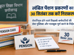 लंबित पेंशन प्रकरणों का 30 सितंबर तक करें निराकरण