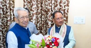 मुख्यमंत्री श्री विष्णु देव साय ने ओडिशा के राज्यपाल डॉ. हरि बाबू कंभमपति से की शिष्टाचार भेंट