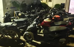 फटाखे युक्त मोडिफाइड साइलेंसर लगाकर घूमने वाले बाइकर्स पर पुलिस का कड़ा प्रहार, 8 मोडिफाइड साइलेंसर वाहन जब्त
