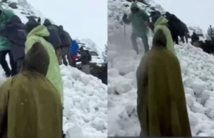 उत्तराखंड में मौसम बिगड़ा, बर्फबारी से पर्वतारोही और ट्रैकर फंसे!