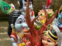 प्रतिमाओं में तुलसी एवं विभिन्न पौधों के बीज, विसर्जन के बाद अंकुरित होकर बनेंगे पौधे