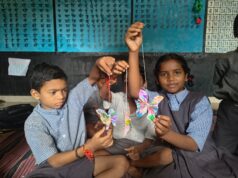 न्योता भोजन के साथ बच्चों ने लिया उत्साहपूर्वक हिस्सा
