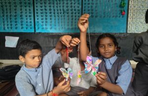 न्योता भोजन के साथ बच्चों ने लिया उत्साहपूर्वक हिस्सा