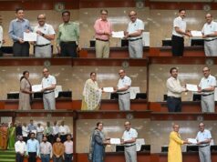 मुख्य सचिव ने ई-ऑफिस एवं समयबद्ध उपस्थिति में उत्कृष्ट प्रदर्शन करने वालों को किया सम्मानित