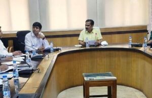 विभिन्न ब्लैक स्पॉट में आवश्यक सुधार हेतु सचिव परिवहन की अध्यक्षता में हुई बैठक