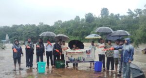 सेवा मेरा योगदान’ अभियान के तहत जल स्रोतों की साफ-सफाई