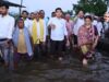 लखना, बेमता और बलौदीखुर्द का दौरा कर जताया संबल