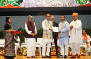 नई दिल्ली राष्ट्रीय कृषि सम्मेलन में शामिल हुए मंत्री श्री रामविचार नेताम