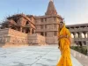 फिल्म नई नवेली की रिलीज से पहले अयोध्या पहुंचीं यामी गौतम