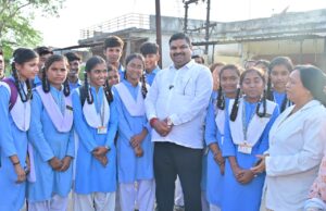स्वामी आत्मानंद स्कूल सेलूद में बनेगा साइकिल स्टैंड, बाउंड्रीवाल और वॉलीबॉल ग्राउंड