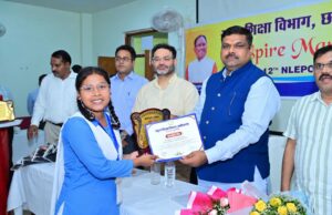 शिक्षा मंत्री ने इंस्पायर मानक में चयनित 40 प्रतिभागियों का किया सम्मान
