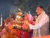मुख्यमंत्री ने की महाआरती, प्रदेशवासियों की सुख-समृद्धि, खुशहाली और कल्याण की कामना