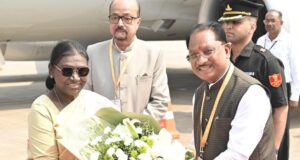 राष्ट्रपति श्रीमती मुर्मु का छत्तीसगढ़ आगमन पर हुआ आत्मीय स्वागत’