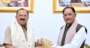 मुख्यमंत्री श्री विष्णु देव साय से राजस्थान विधानसभा अध्यक्ष श्री वासुदेव देवनानी ने की सौजन्य भेंट