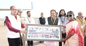 राष्ट्रपति श्रीमती द्रौपदी मुर्मु छत्तीसगढ़ प्रवास के पश्चात रायपुर से हुईं रवाना