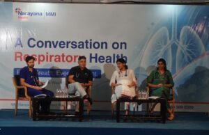 MMI Narayana Hospital, Raipur में फेफड़ों की सेहत और सांस से जुड़ी बीमारियों पर जागरूकता कार्यक्रम