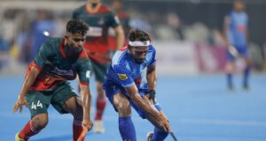 शाहरुख और आशीष पूर्ति ने संस्कारधानी स्ट्राइकर्स को दिलाई पहली जीत, राजधानी रॉयल्स को 4-2 से हराया
