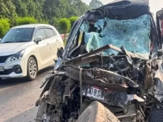 जबरदस्त सड़क हादसा : शादी से लौट रहे कार सवार सड़क हादसे के शिकार, दो महिलाओं की मौत